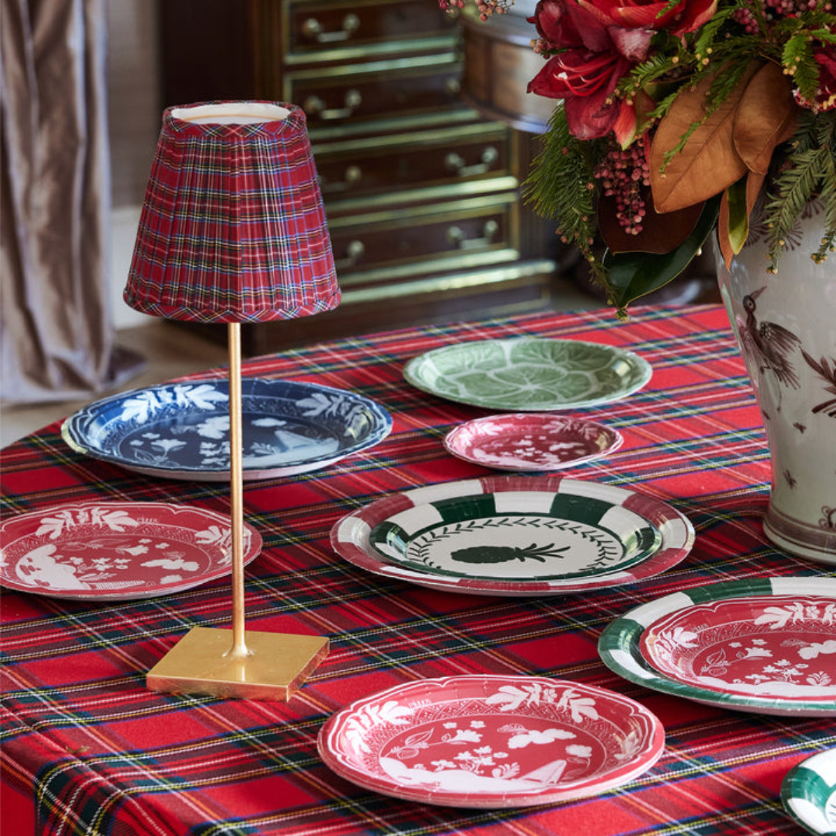 Stewart Tartan Lampshade - Caitlin Wilson Design