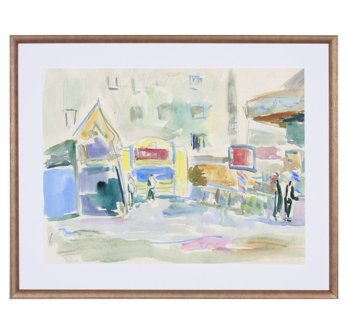 City Scene Watercolor 1