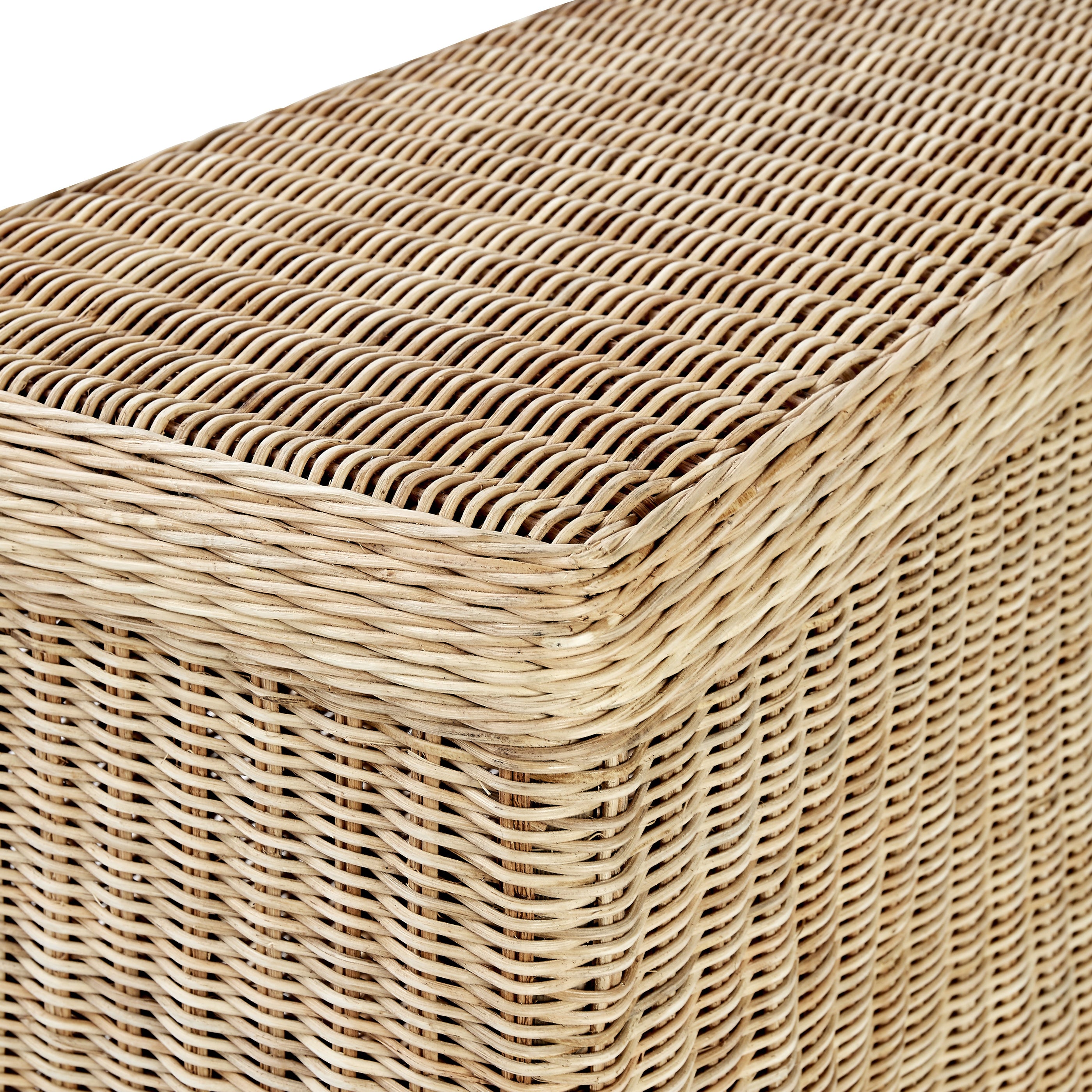 Scalloped Skirted Side Table