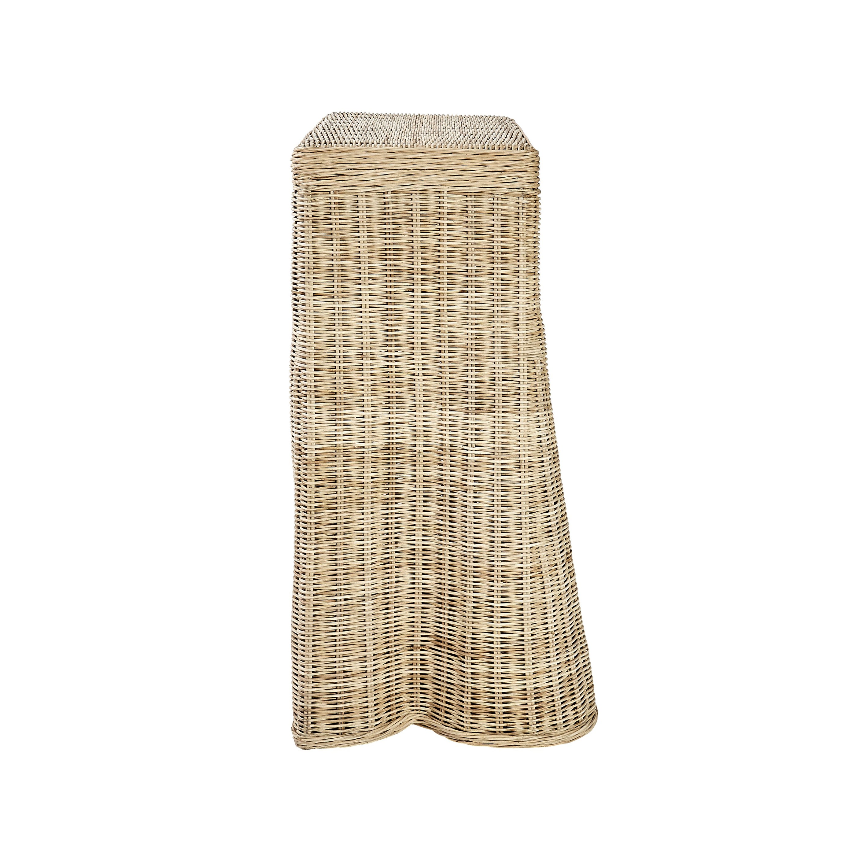 Scalloped Skirted Side Table