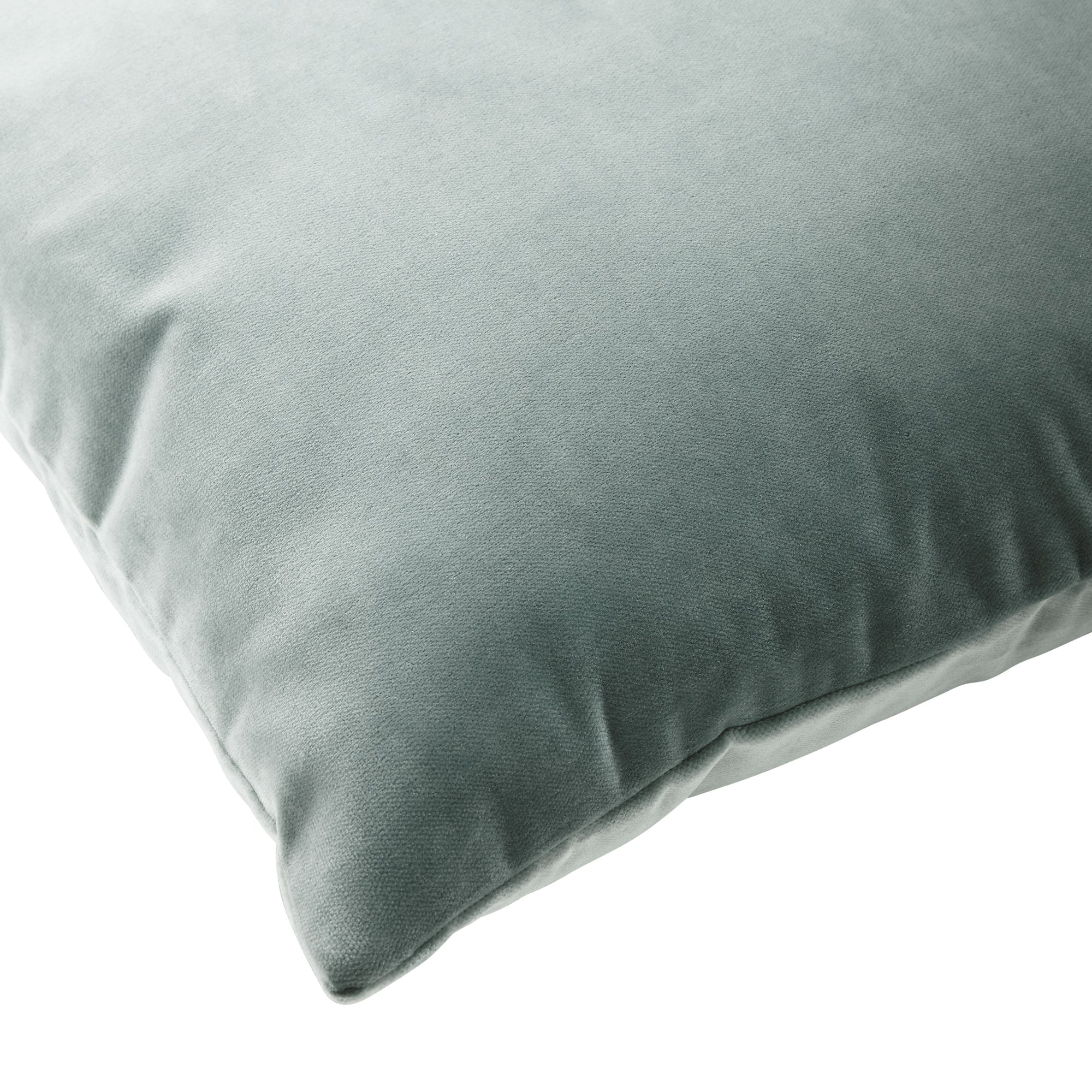 Bronte Modern Green Velvet Outdoor Throw Pillow 20'' + Reviews