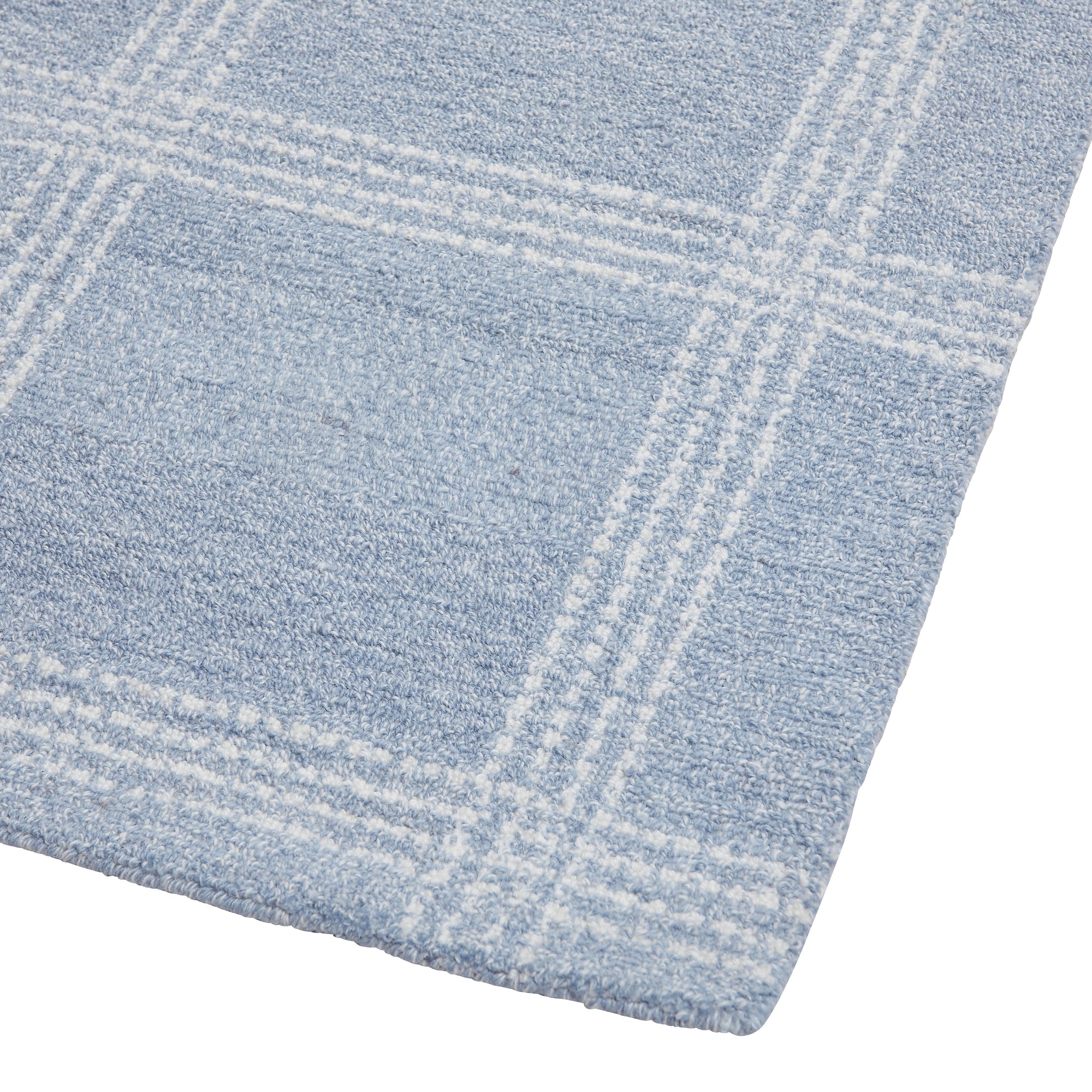 Harrison Plaid Rug in Chambray