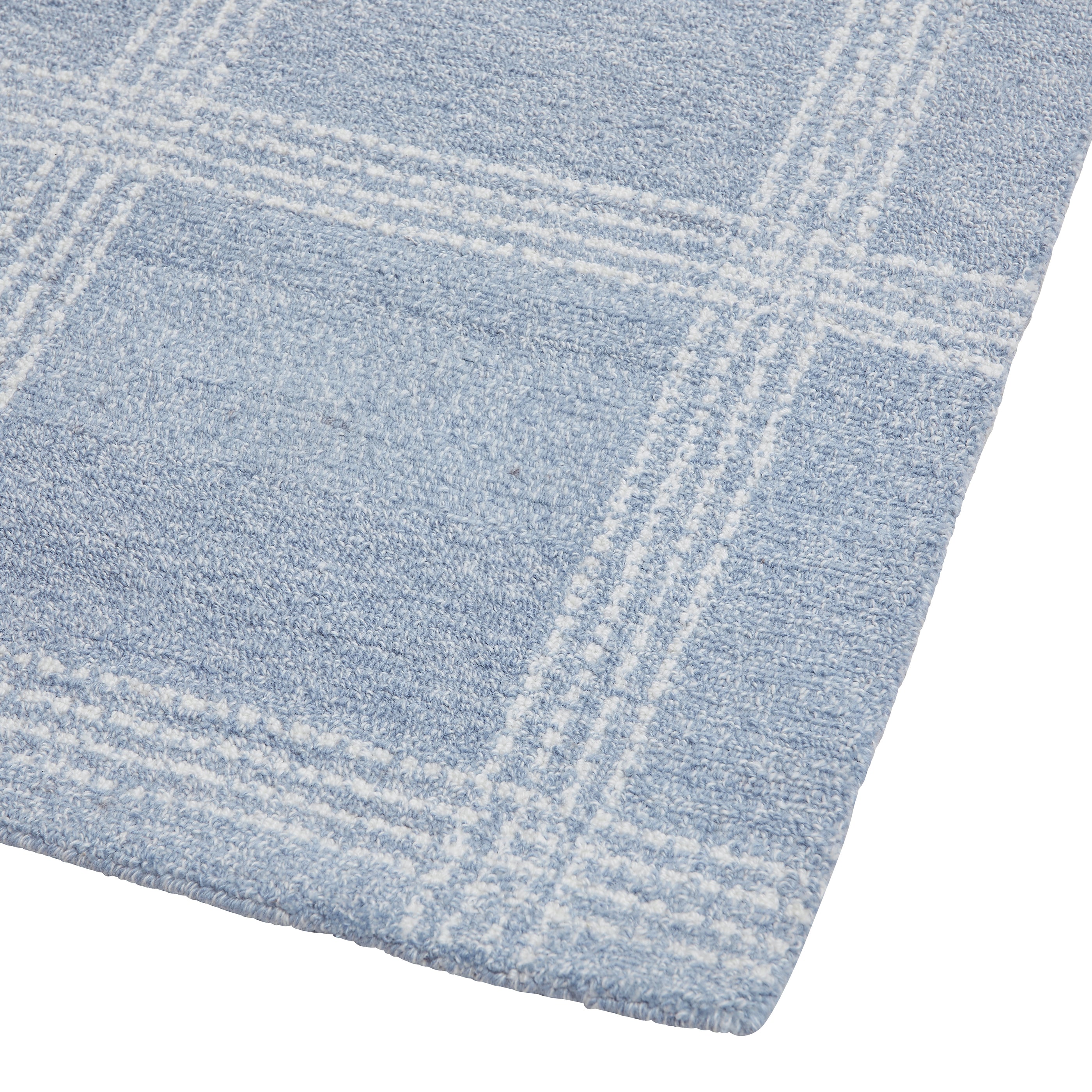 Harrison Plaid Rug in Chambray
