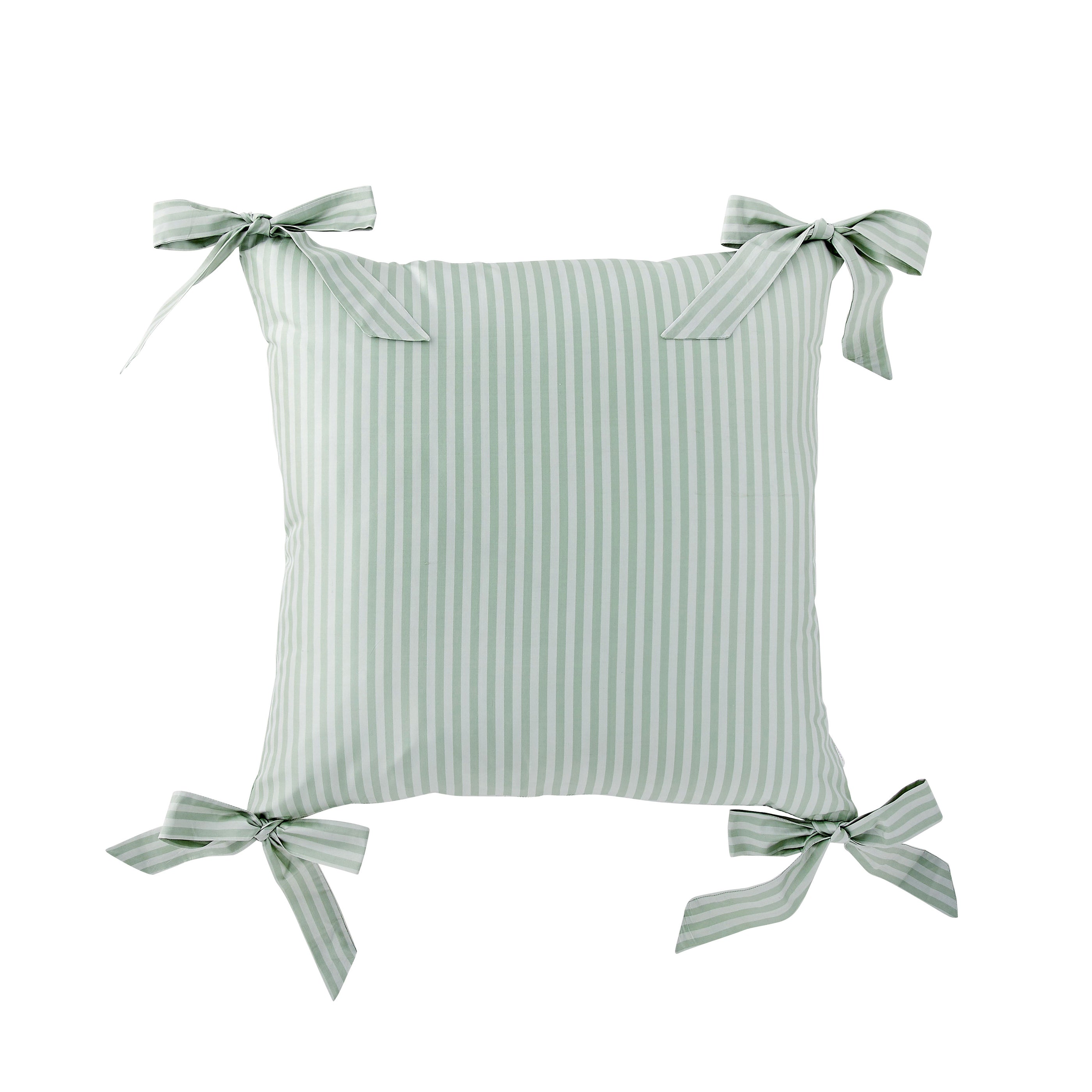 Noelle Bow Pillow in Wintergreen