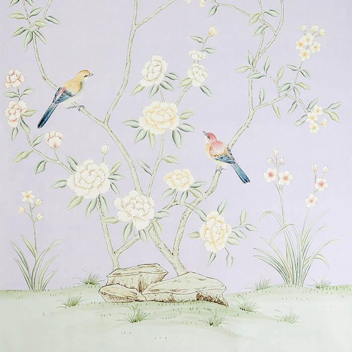 Colchester in Periwinkle Mural