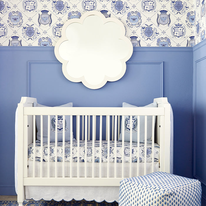 Royal blue cheap crib