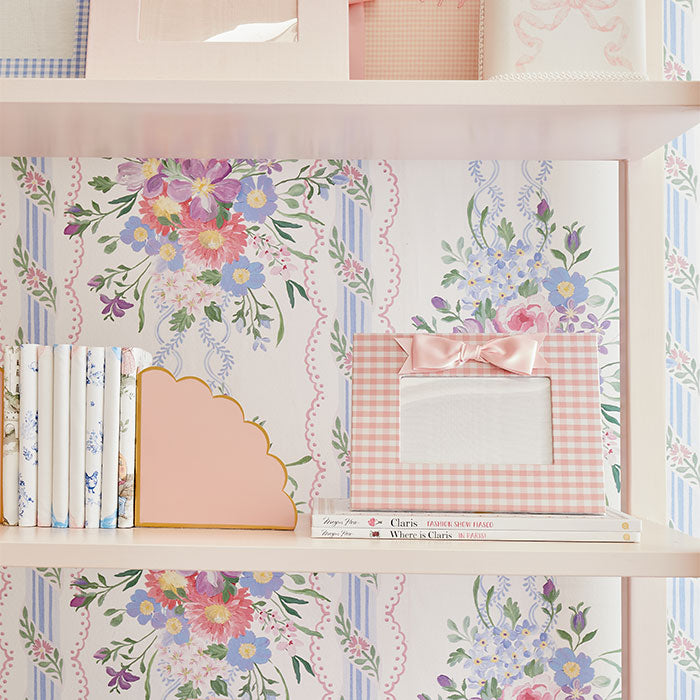 Linen Bow Frame in Gingham