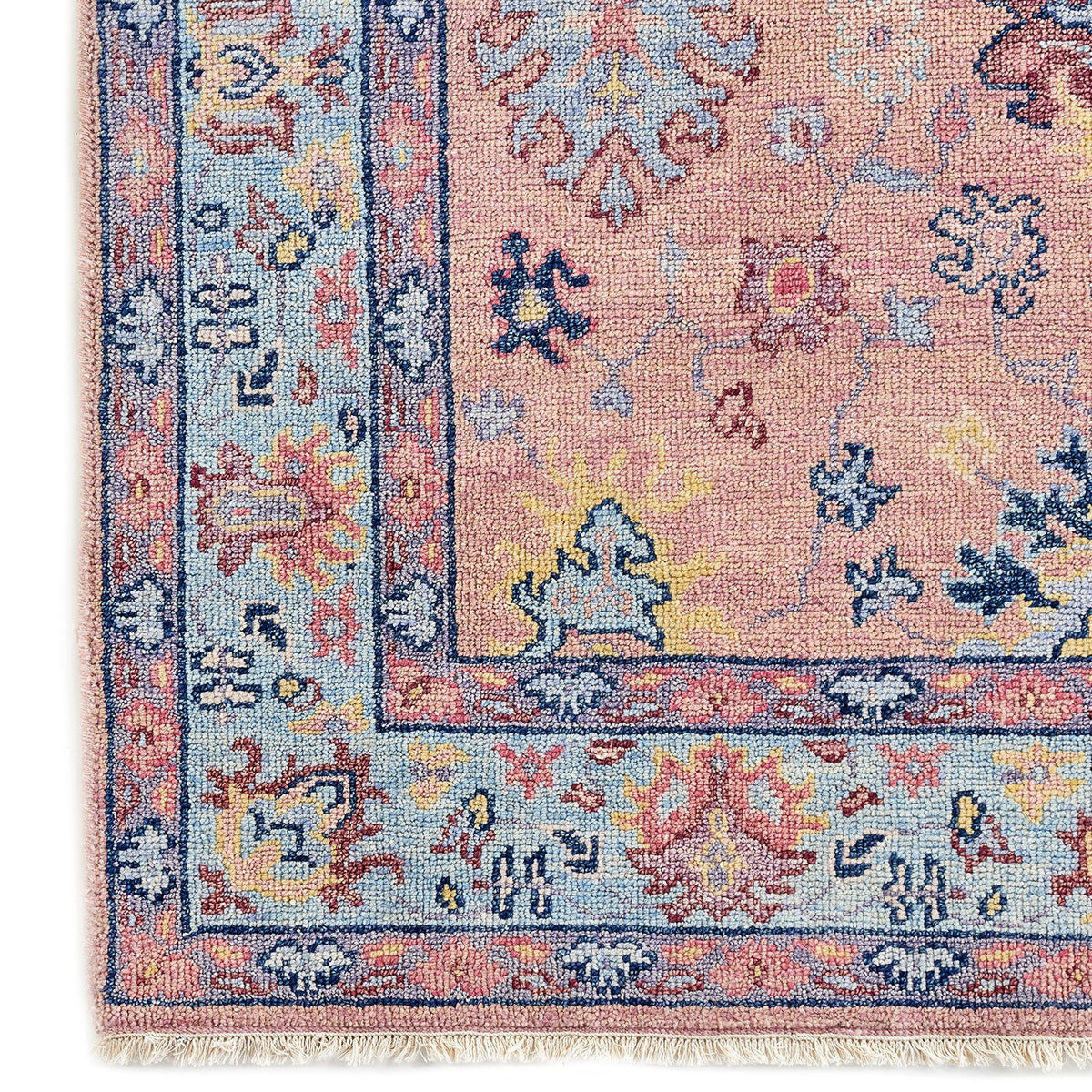 Ankara Rug in Pastel Detail