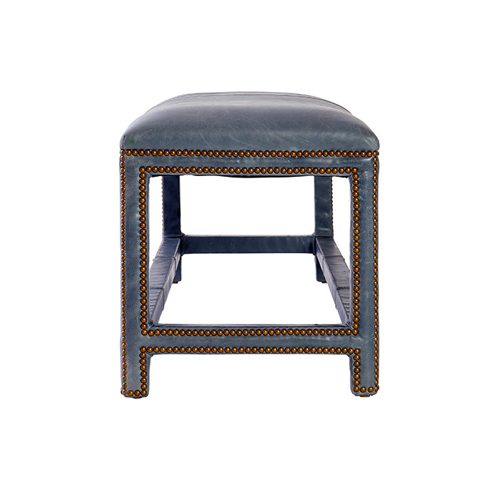 Leather stool online bench