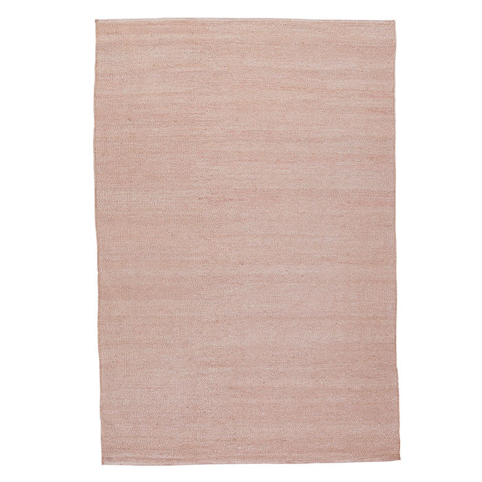 Wool and Silk Blush Rug Handmade in India