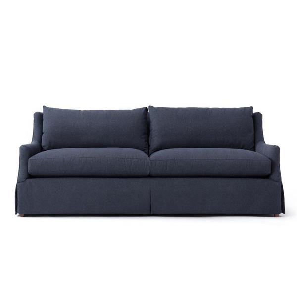 Rowan Sofa in Herringbone Navy