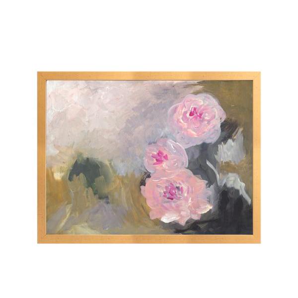 Abstract Pink Floral Print