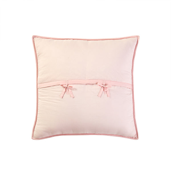 Back of Blush Scallop Pillow Sham