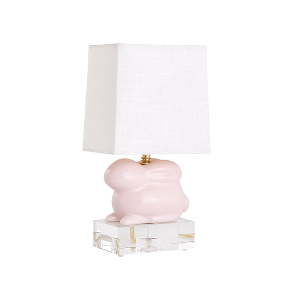 Blush Pink Bunny Lamp