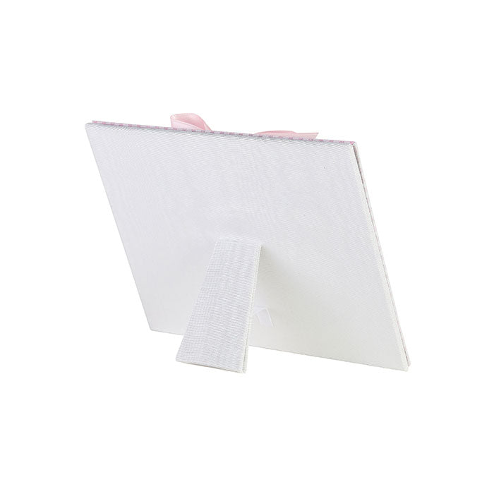 Linen Bunny Bow Frame in Gingham