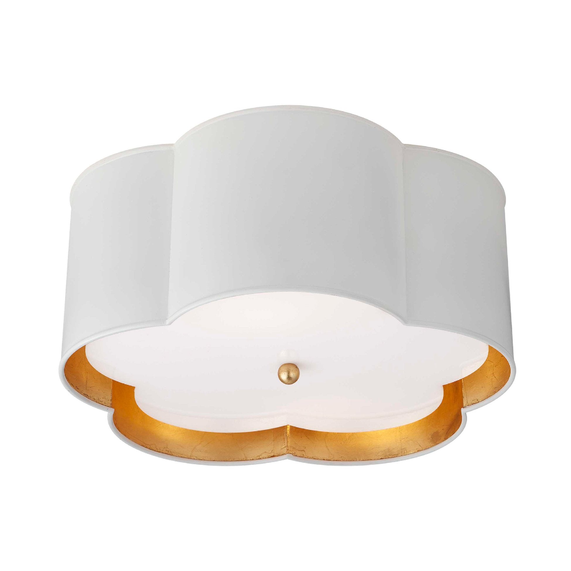 Bryce Medium Flush Mount in White