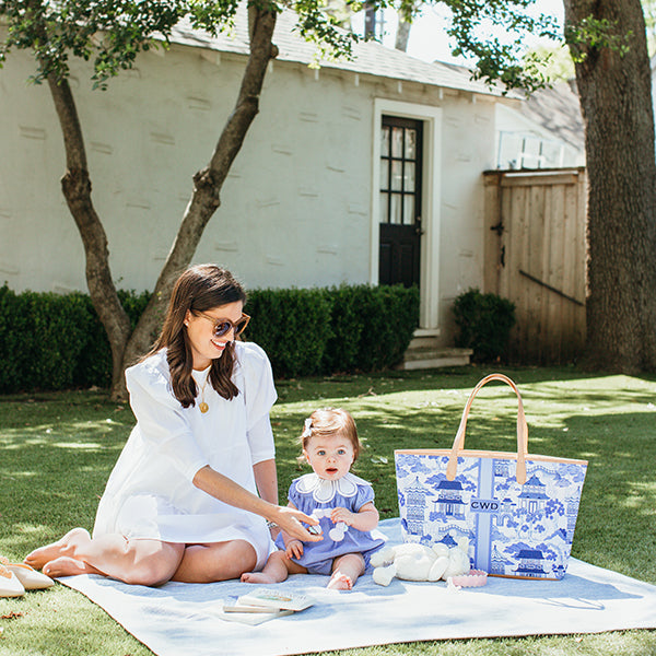 St. Anne Diaper Bag in Canton Toile