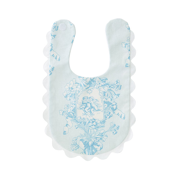 Blue Cherub Baby Bib
