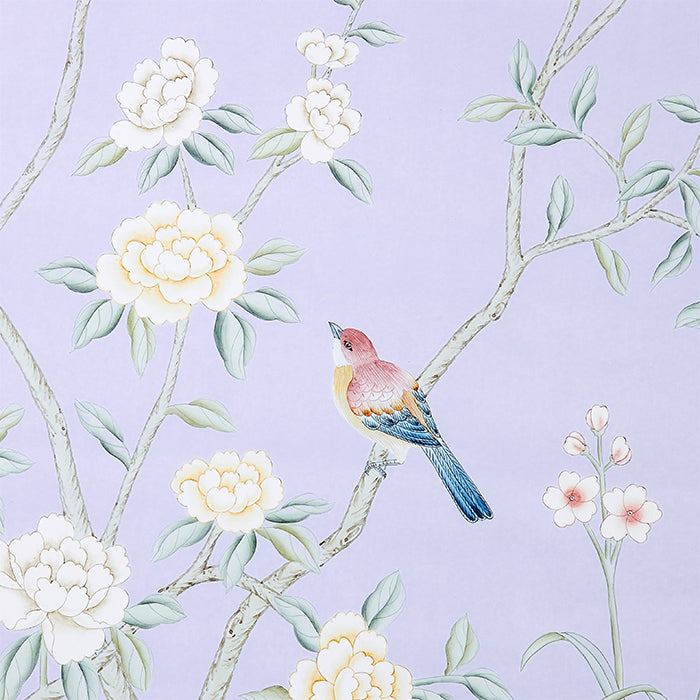 Colchester in Periwinkle Chinoiserie Wallpaper Sample Swatch