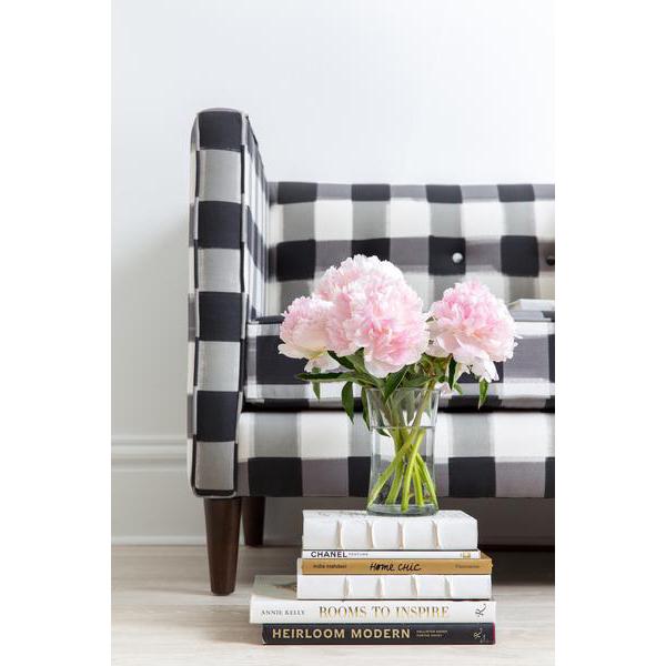 White Parchment Decorative Book Set in Stack