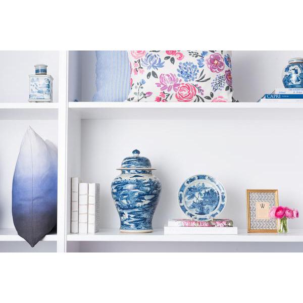 White Parchment Decorative Book Set on Bookshelf