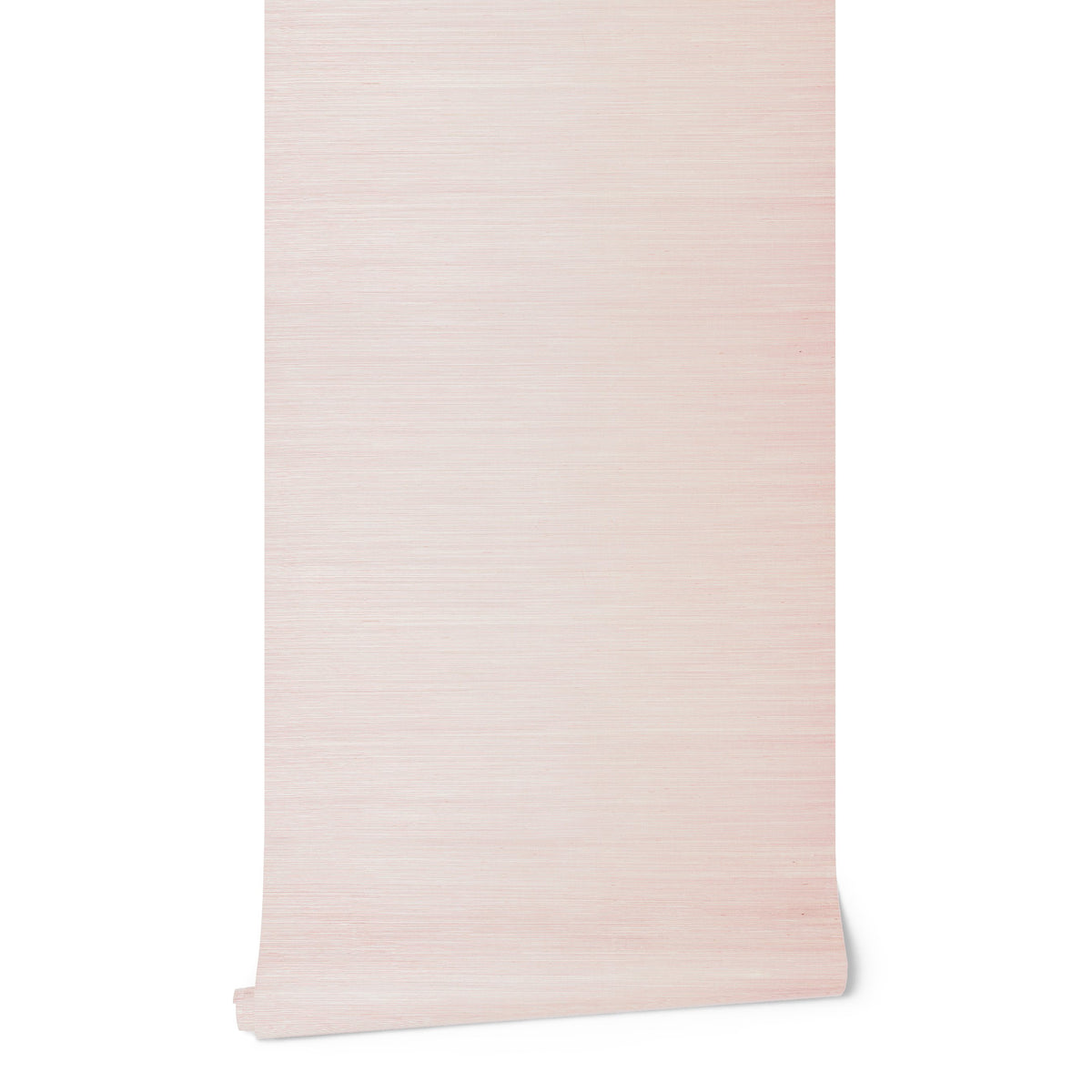 Grasscloth Wallpaper in Pale Rose on Roll