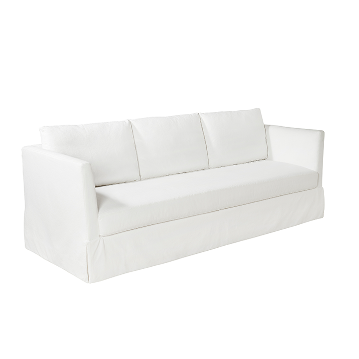 Douglas Sofa in Pearl White