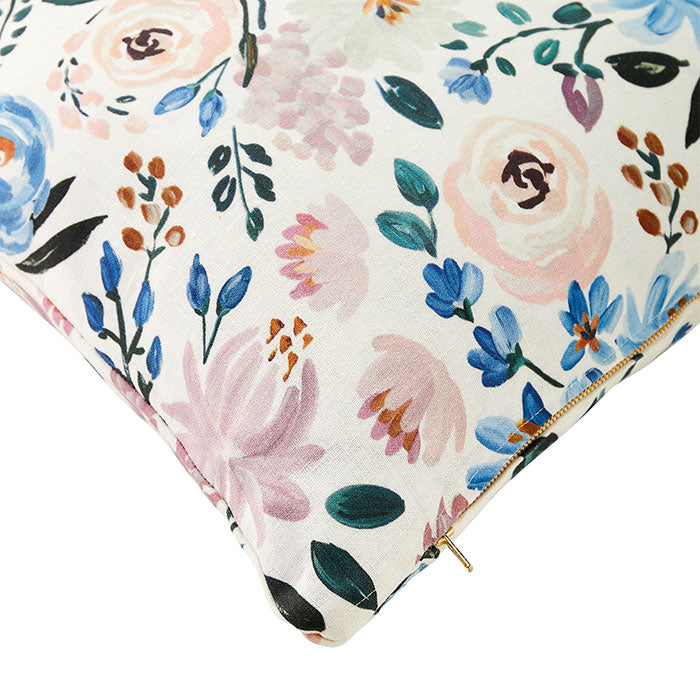 Floral Details of English Garden Pillow