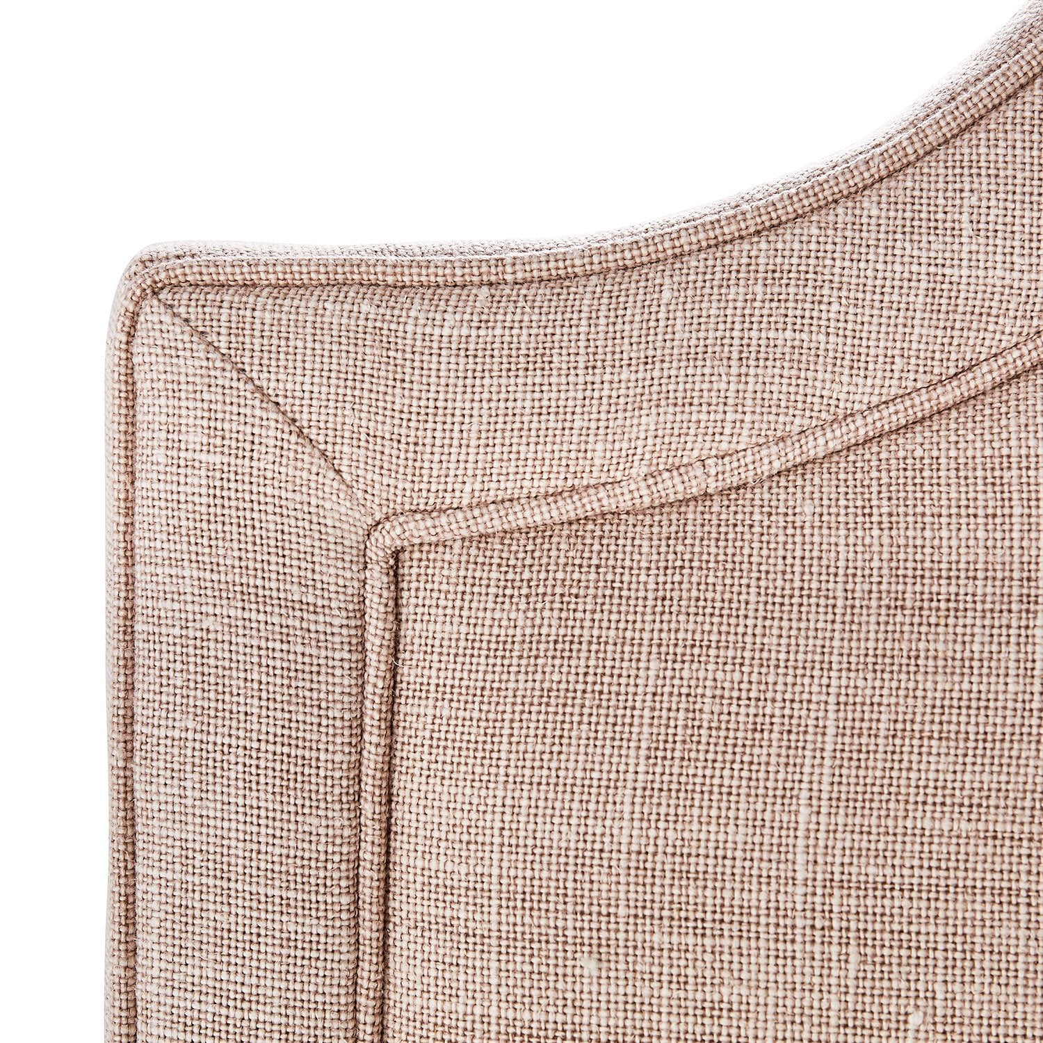 Rose Chambray Fabric Detail on Everley Headboard