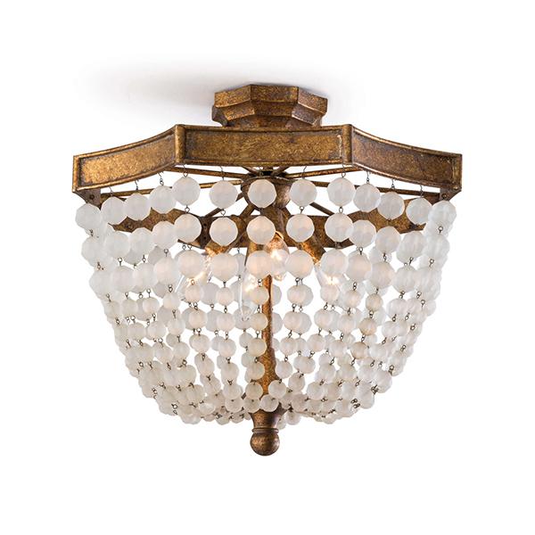 Babette Beaded Semi Flush Mount 