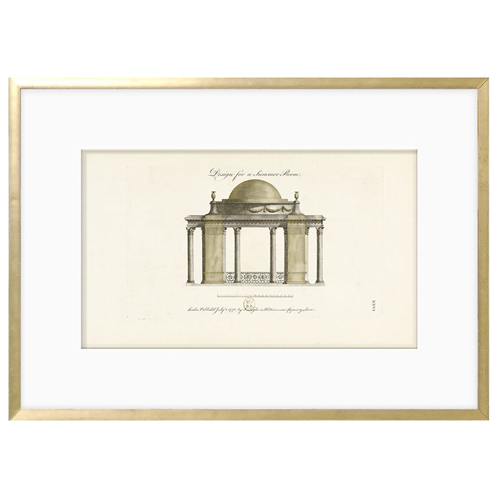 French Summer Architectural Print