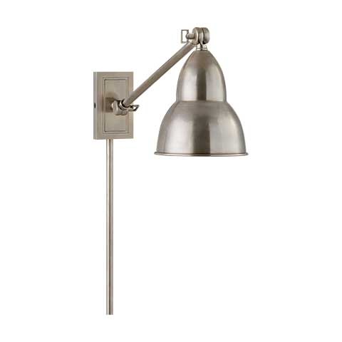 French Library Single Arm Wall Lamp