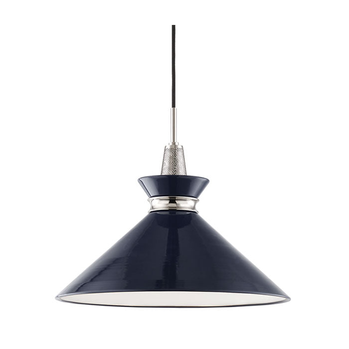 Gianna Large Pendant in Polished Nickel