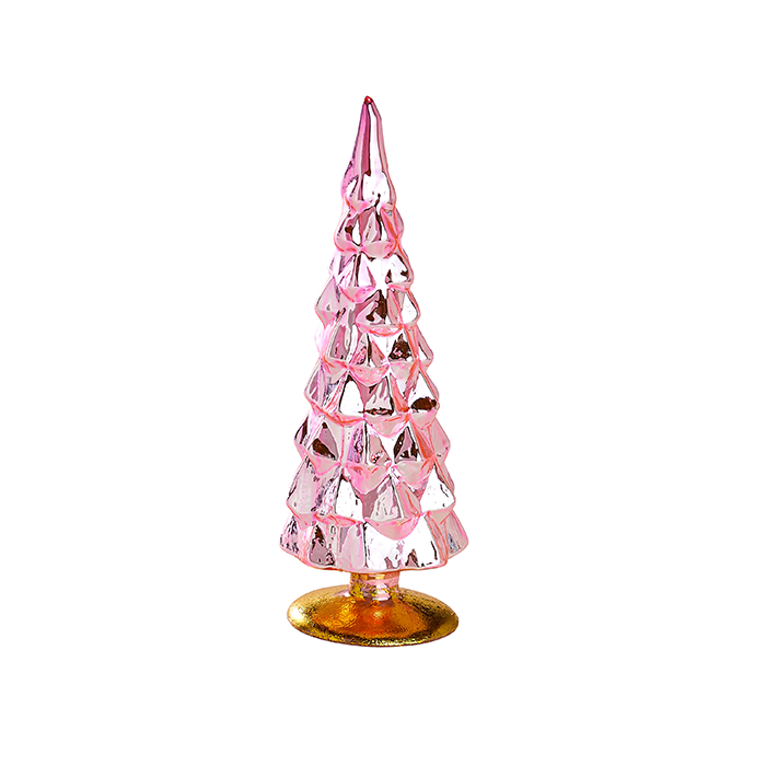 Neutral Glowing Glass Tree Set of 5 - Caitlin Wilson Design