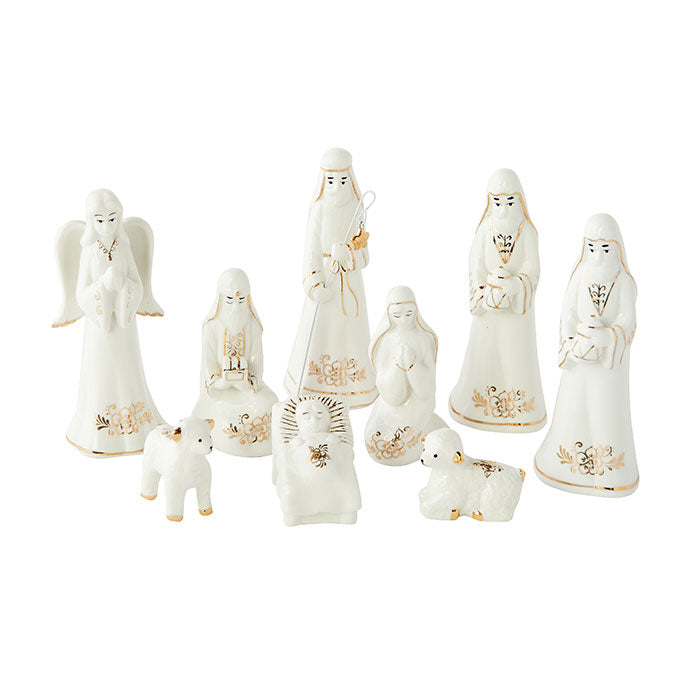 Gold Nativity Set