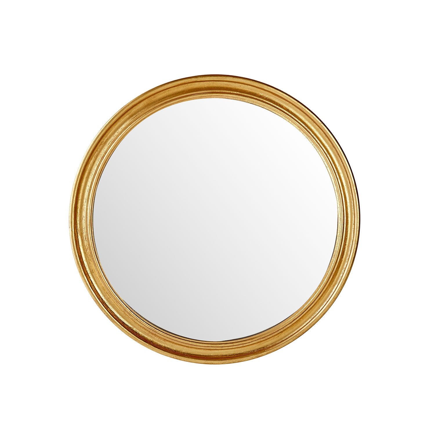 Nora Round Mirror in Gold