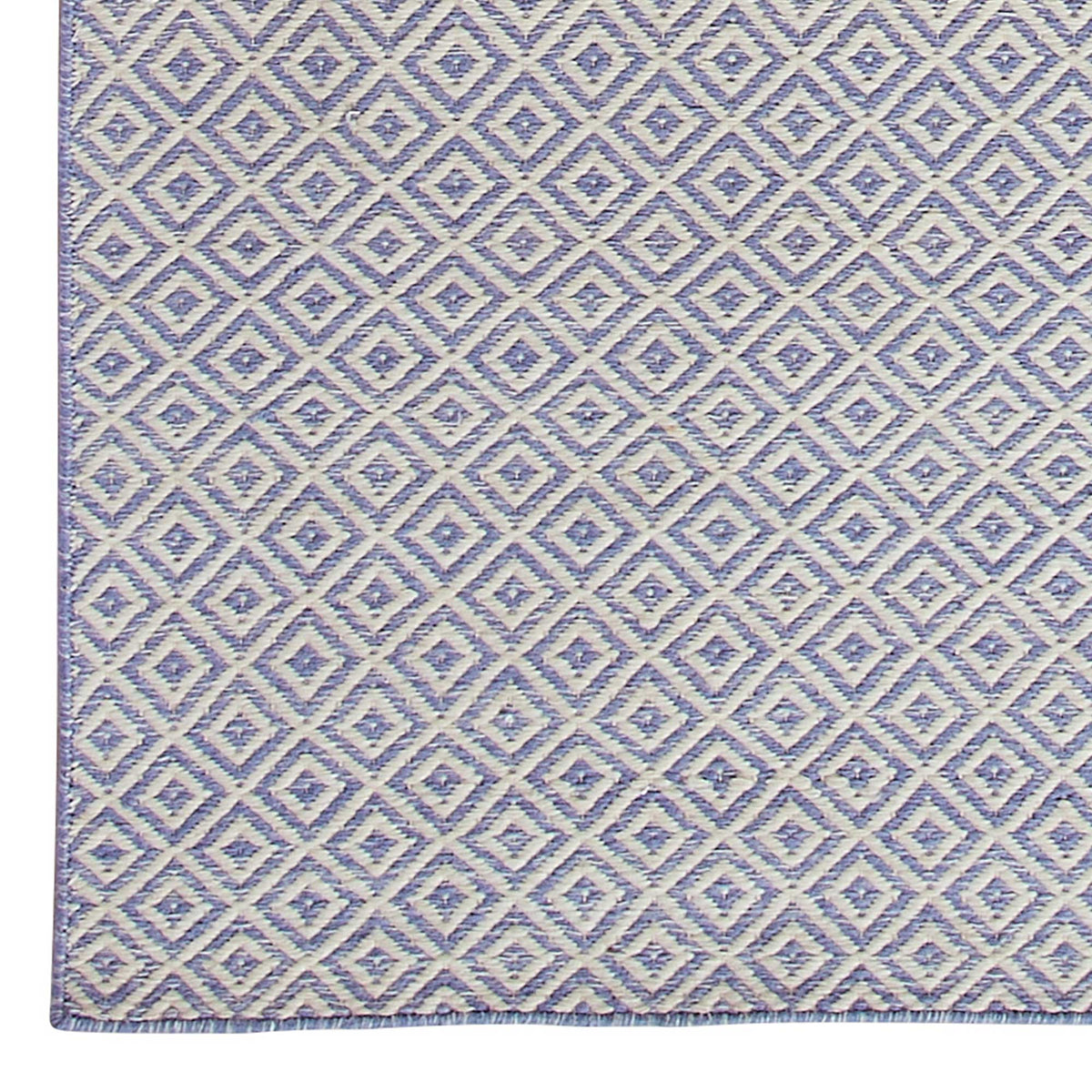 Grande Diamond Rug in Periwinkle