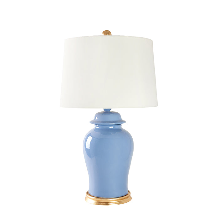 Grande Temple Jar Lamp in French Blue
