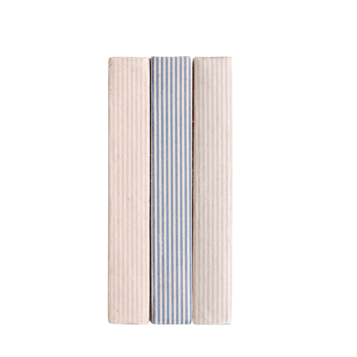 French Stripe Decorative Book Set