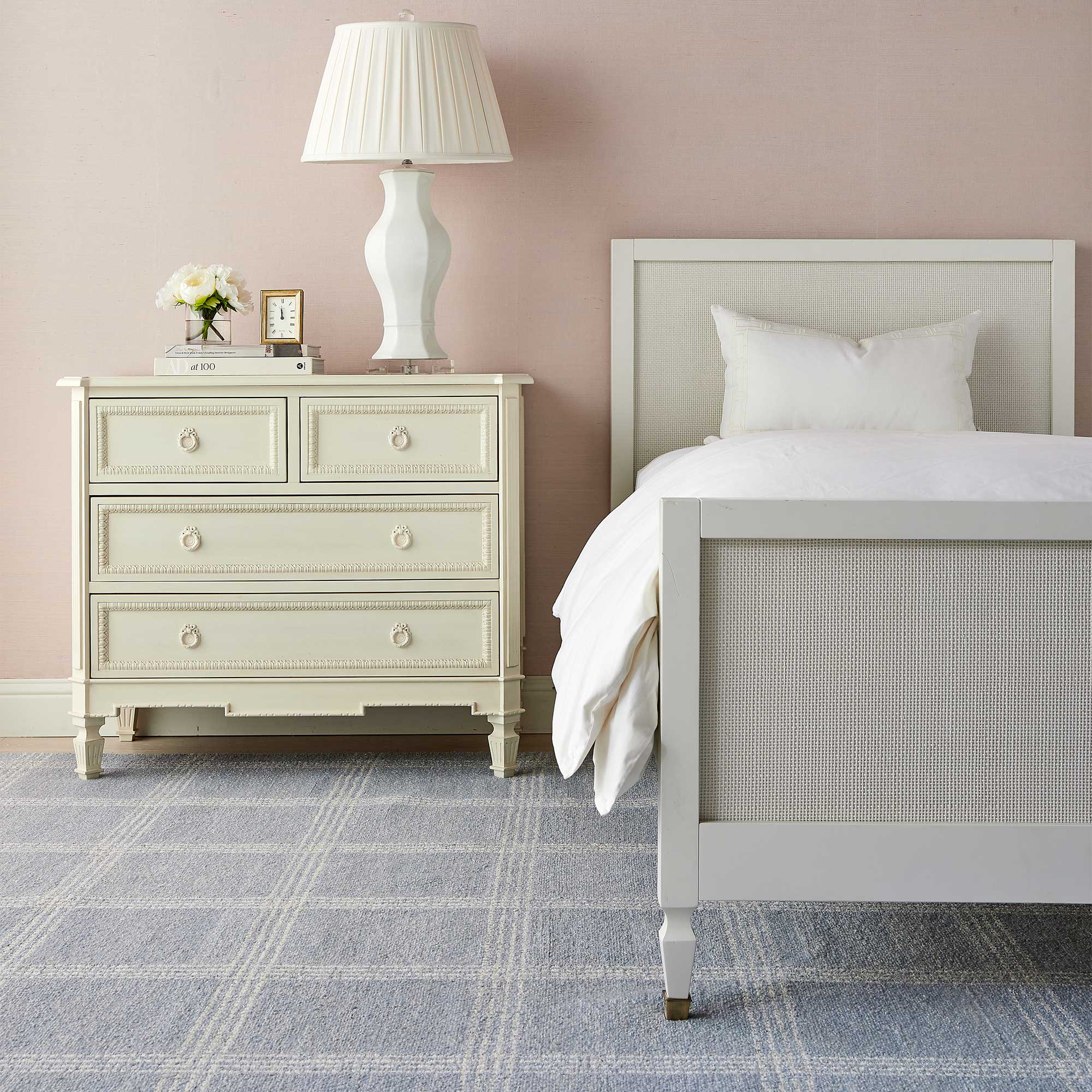 Harrison Bedroom Area Rug in Chambray