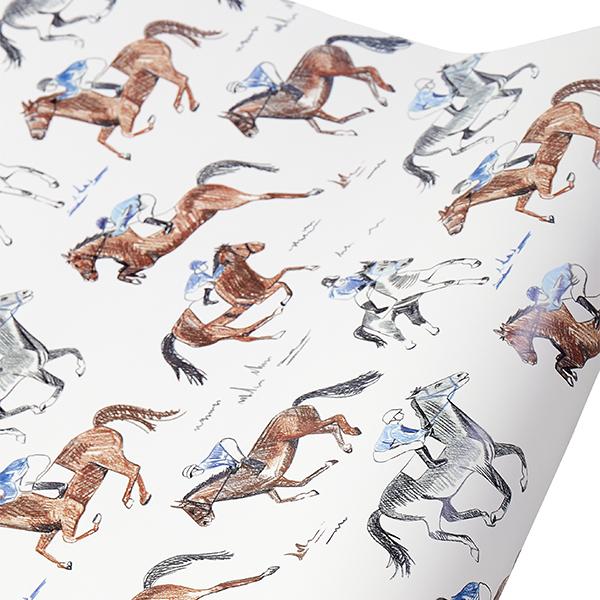 Close up of Horse Wallpaper on Roll