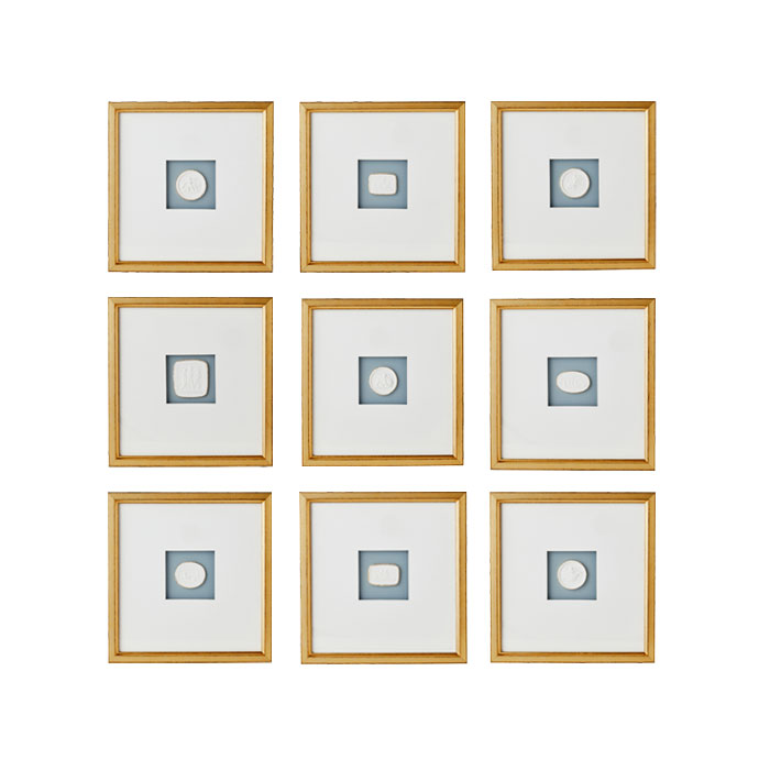 Framed Intaglio Set