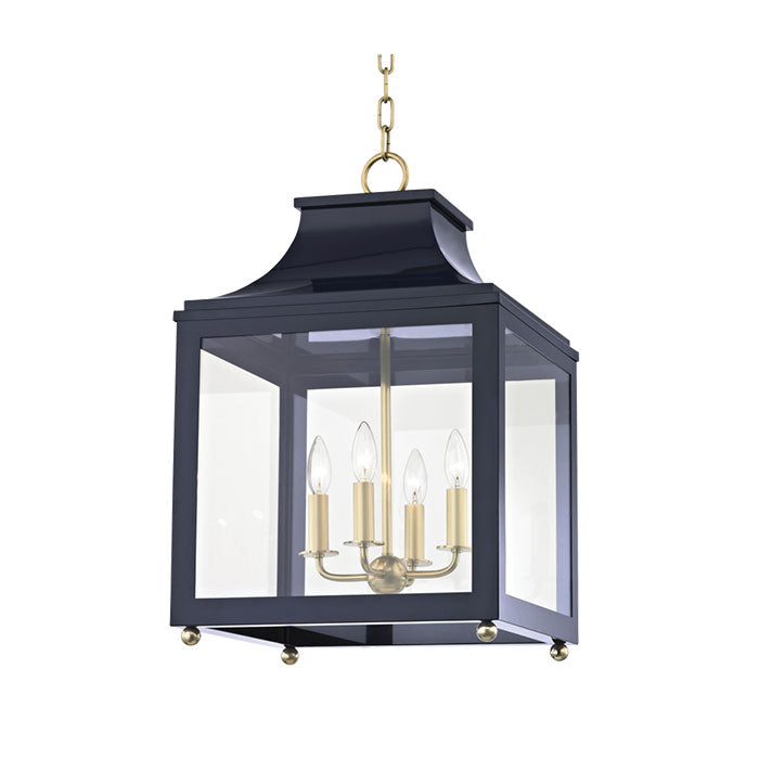 Jennings Large Lantern in Aged Brass