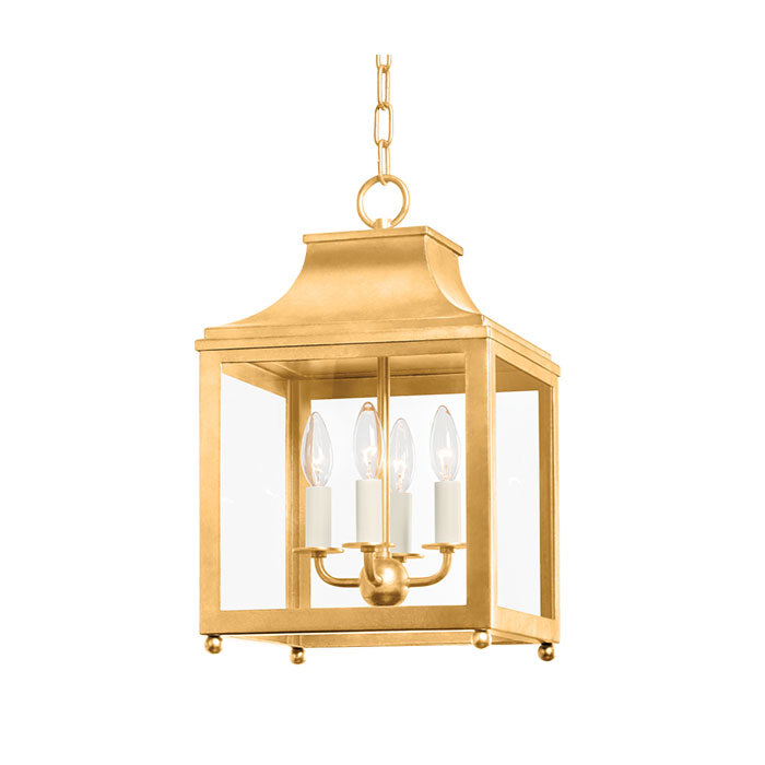Jennings Small Lantern in Gold Leaf