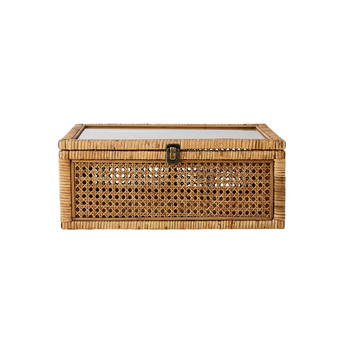 Large Rattan Decorative Box