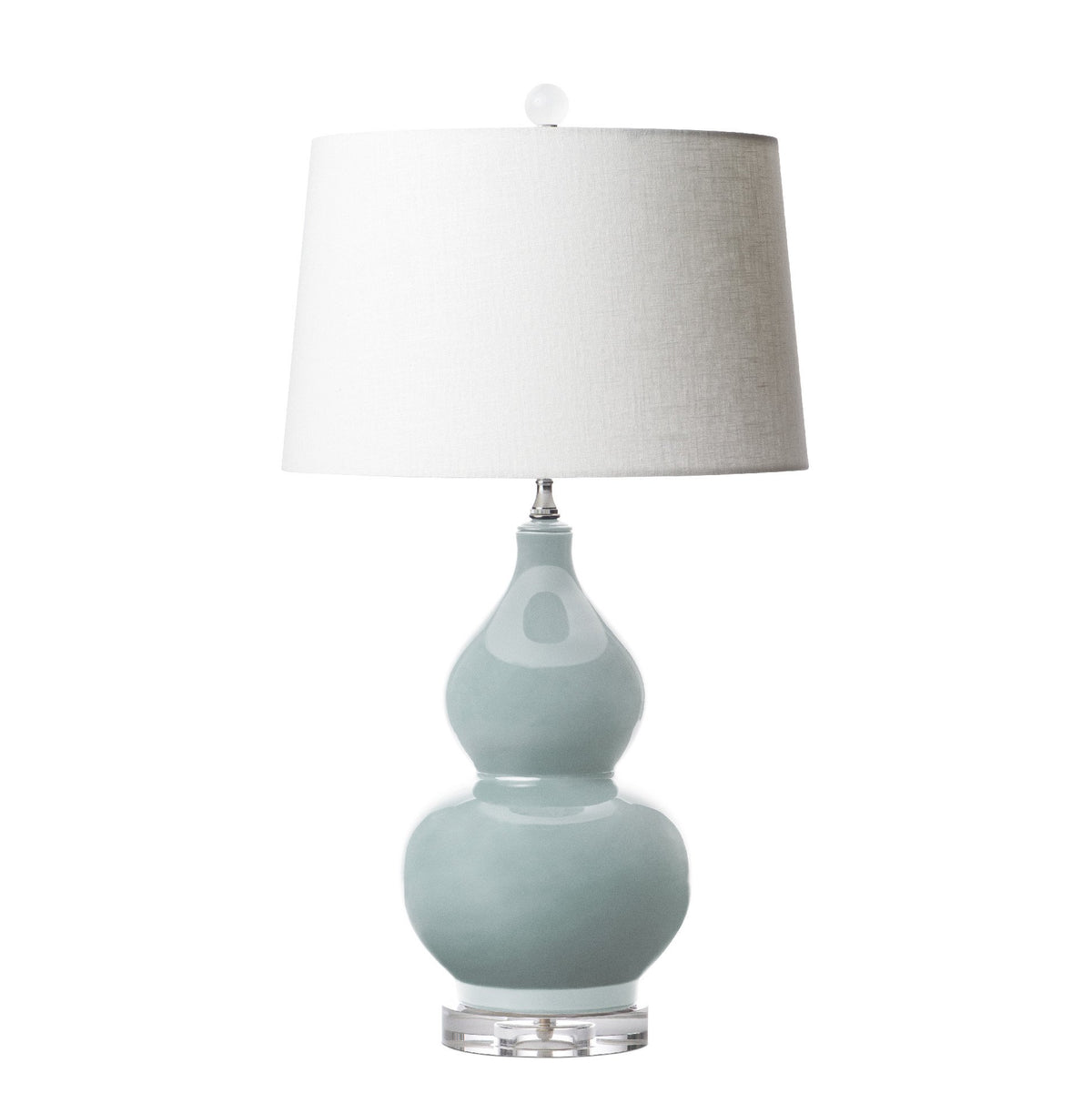 Double Gourde Lamp in Mist