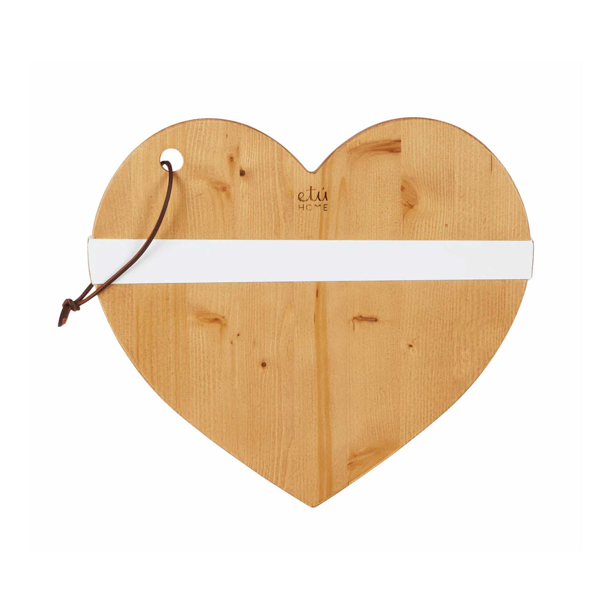 Reclaimed Wood Small Natural Mod Heart Charcuterie Board