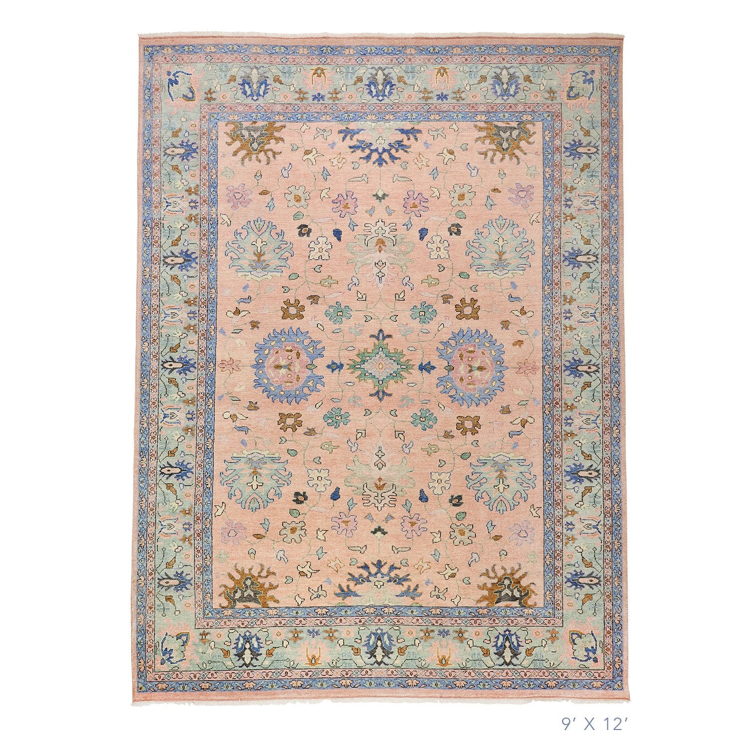 Ankara Rug in Peach | Caitlin Wilson