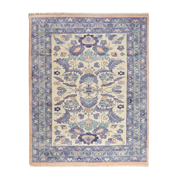Bontemps Floral Rug in Dewberry