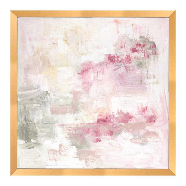 Blush Color Study Framed Art